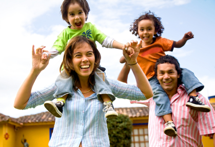 Parental involvement happy family